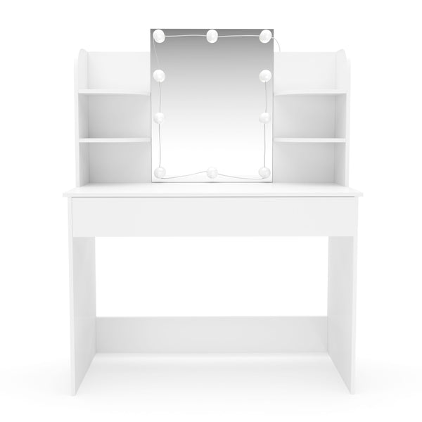 ELENA LED dressing table, white