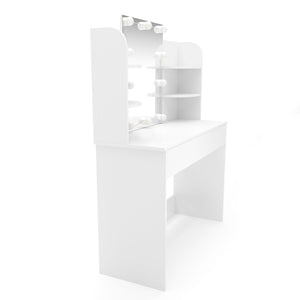 ELENA LED dressing table, white