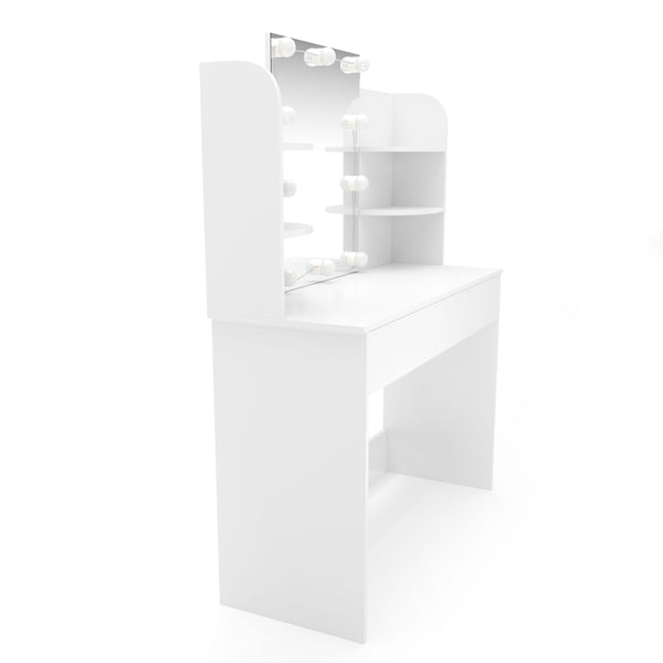 ELENA LED dressing table, white