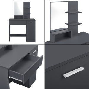 Dressing table/vanity Krugersdorp 138x90x38cm with mirror and drawer