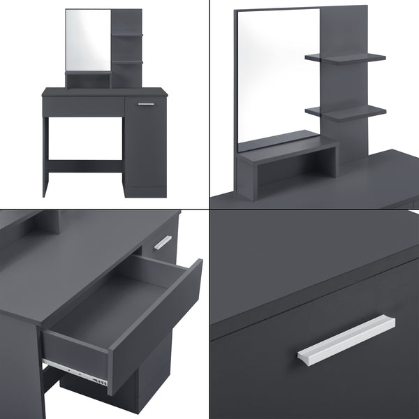 Dressing table/vanity Krugersdorp 138x90x38cm with mirror and drawer