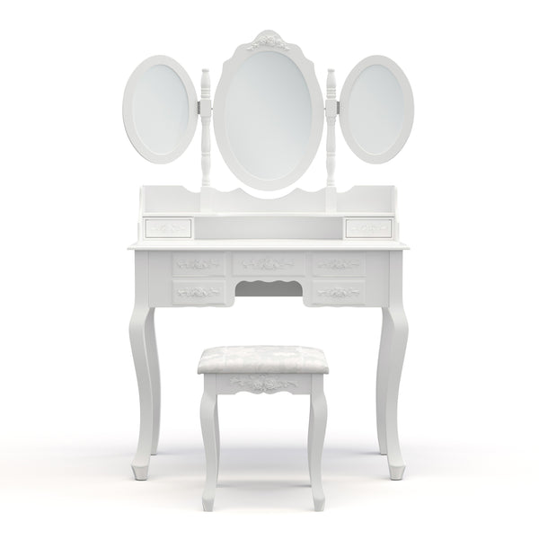 SARA white dressing table