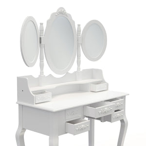 SARA white dressing table