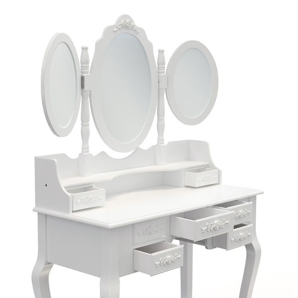 SARA white dressing table
