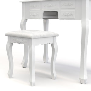 SARA white dressing table