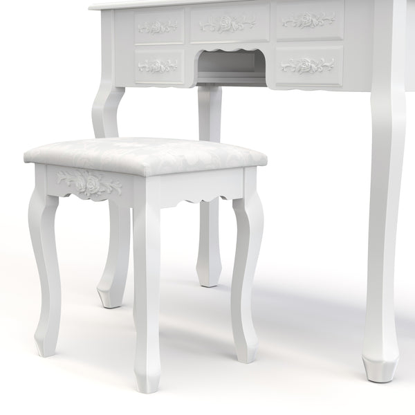 SARA white dressing table
