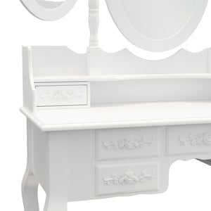 SARA white dressing table