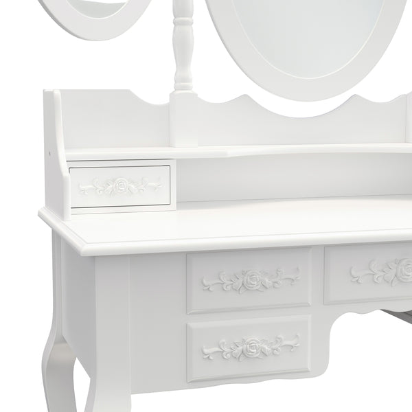 SARA white dressing table