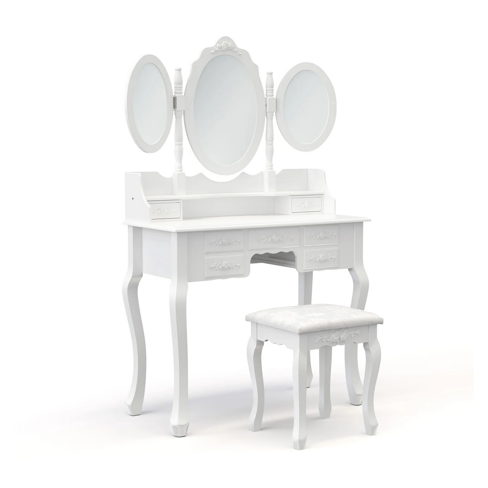SARA white dressing table