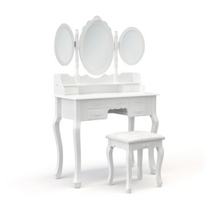 SARA white dressing table