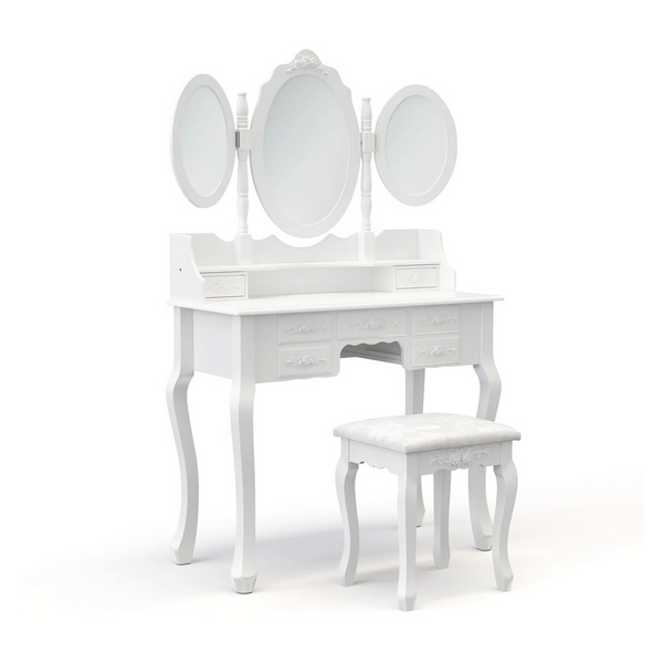 SARA white dressing table