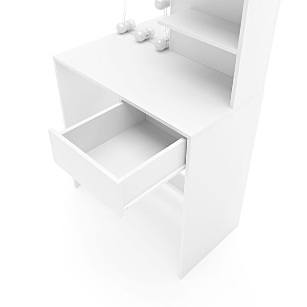 MELISSA LED dressing table, white