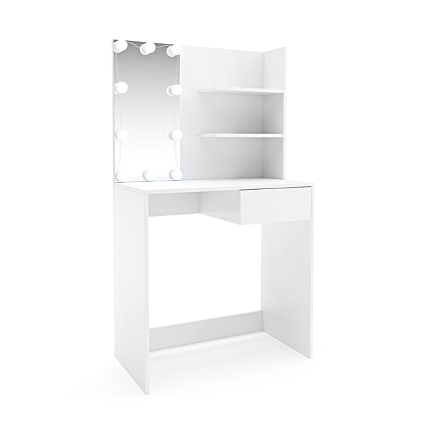 MELISSA LED dressing table, white