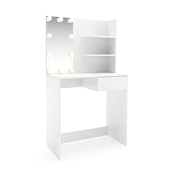 MELISSA LED dressing table, white