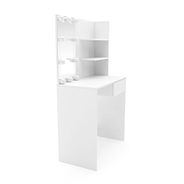 MELISSA LED dressing table, white