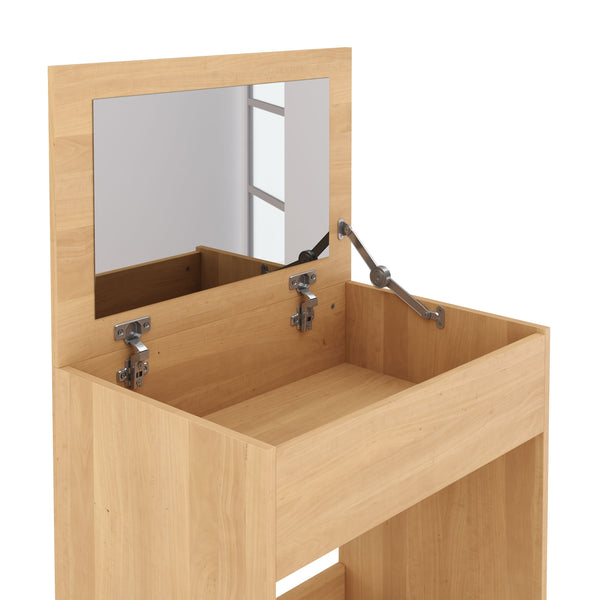 Dressing table with stool SUSAN brown