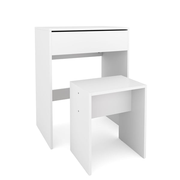 Dressing table with stool SUSAN white