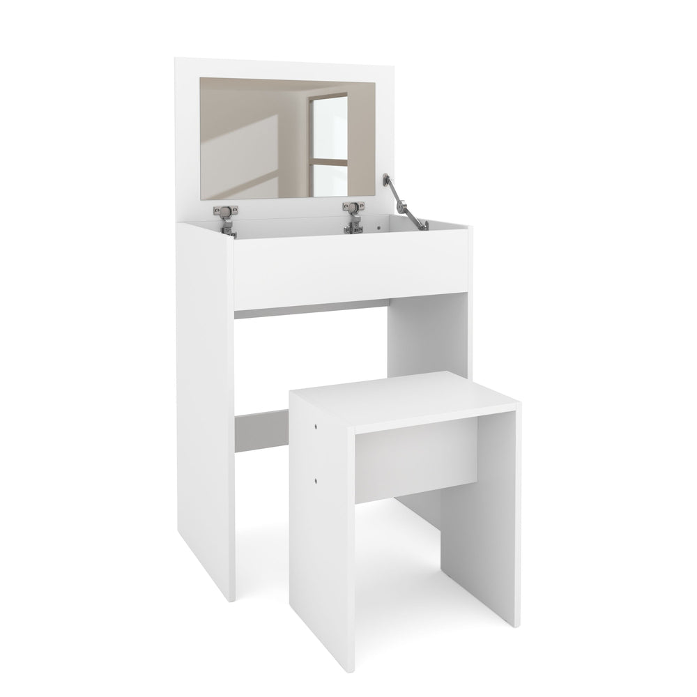 Dressing table with stool SUSAN white