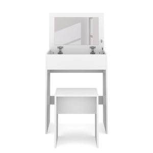 Dressing table with stool SUSAN white