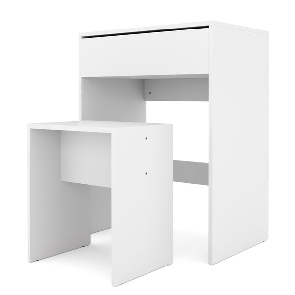 Dressing table with stool SUSAN white