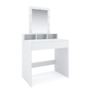 FIONA LED white dressing table