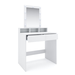 FIONA LED white dressing table