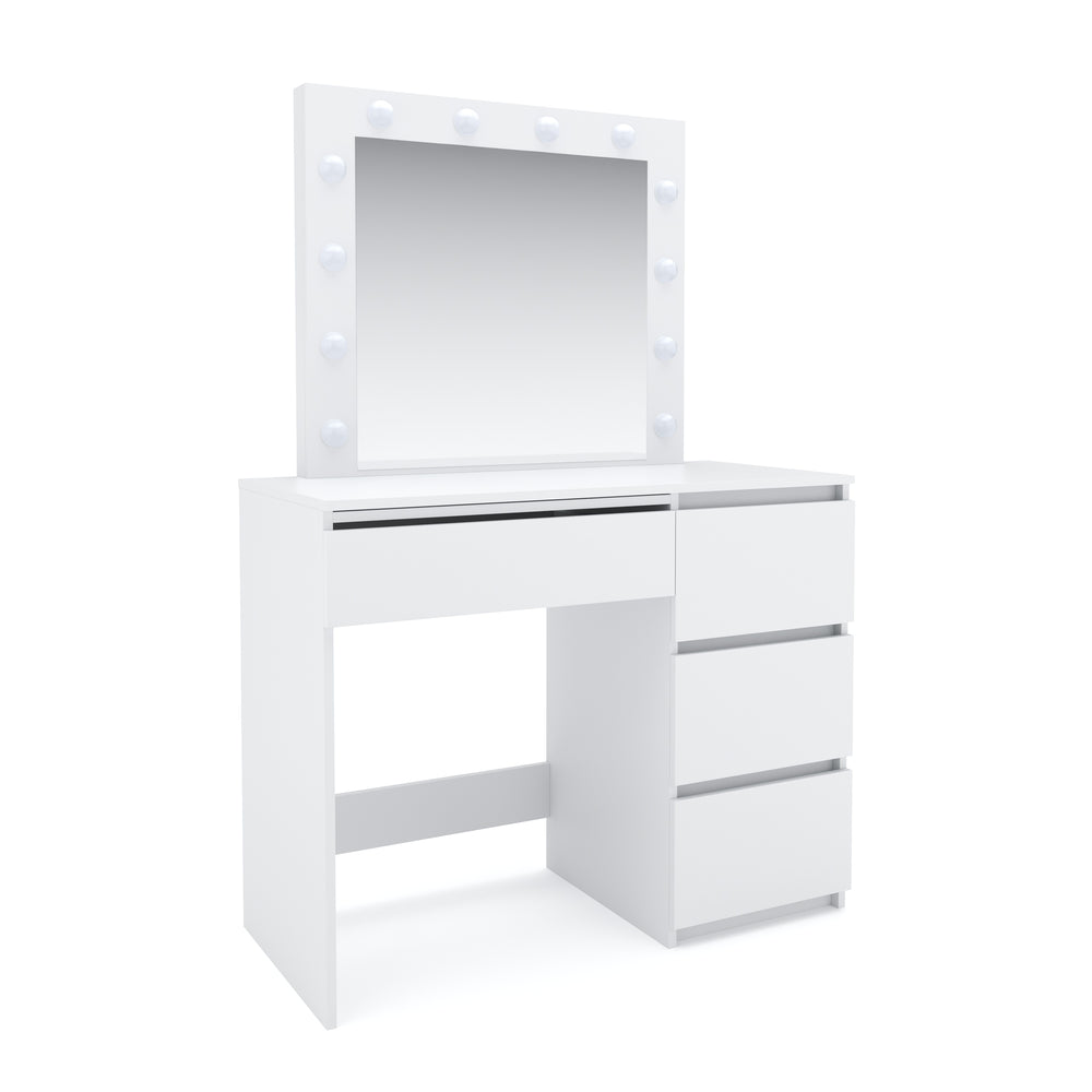 MARTA LED white dressing table