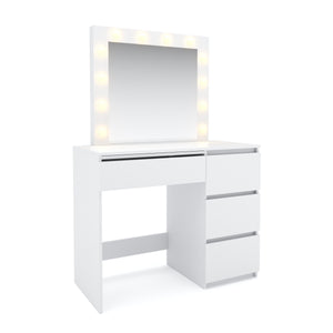 MARTA LED white dressing table