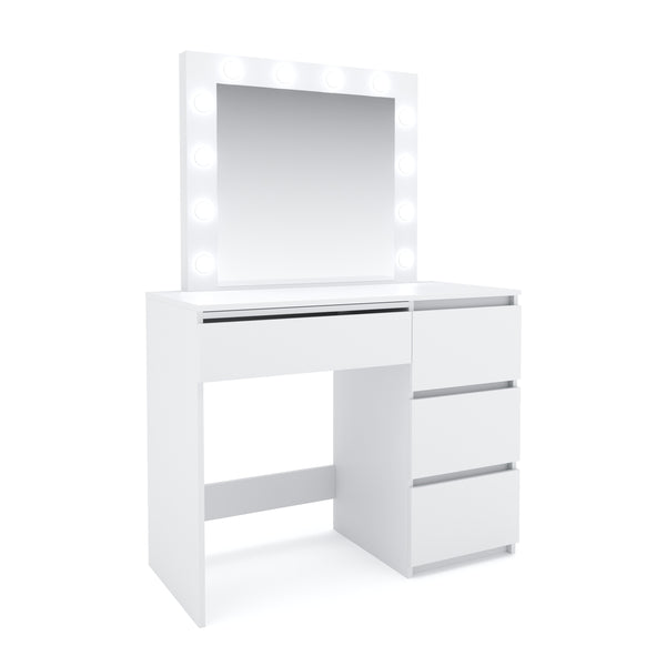 MARTA LED white dressing table