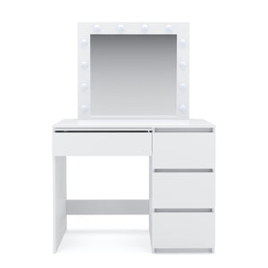 MARTA LED white dressing table
