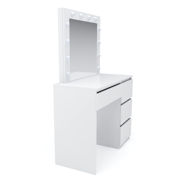 MARTA LED white dressing table
