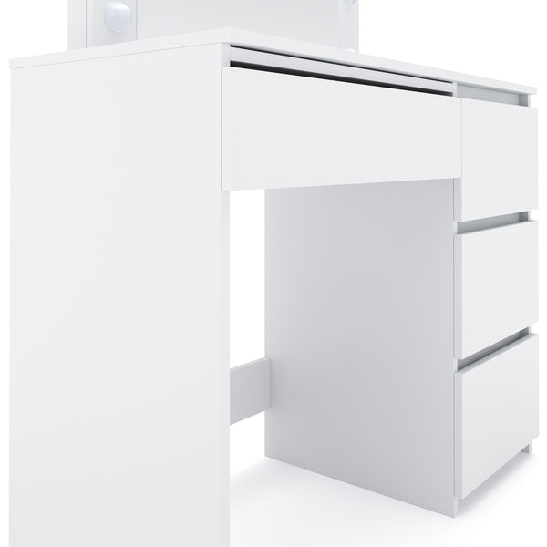 MARTA LED white dressing table