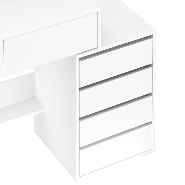Vanity table with light MELIA white