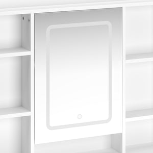 Dressing table with light VALERIA white