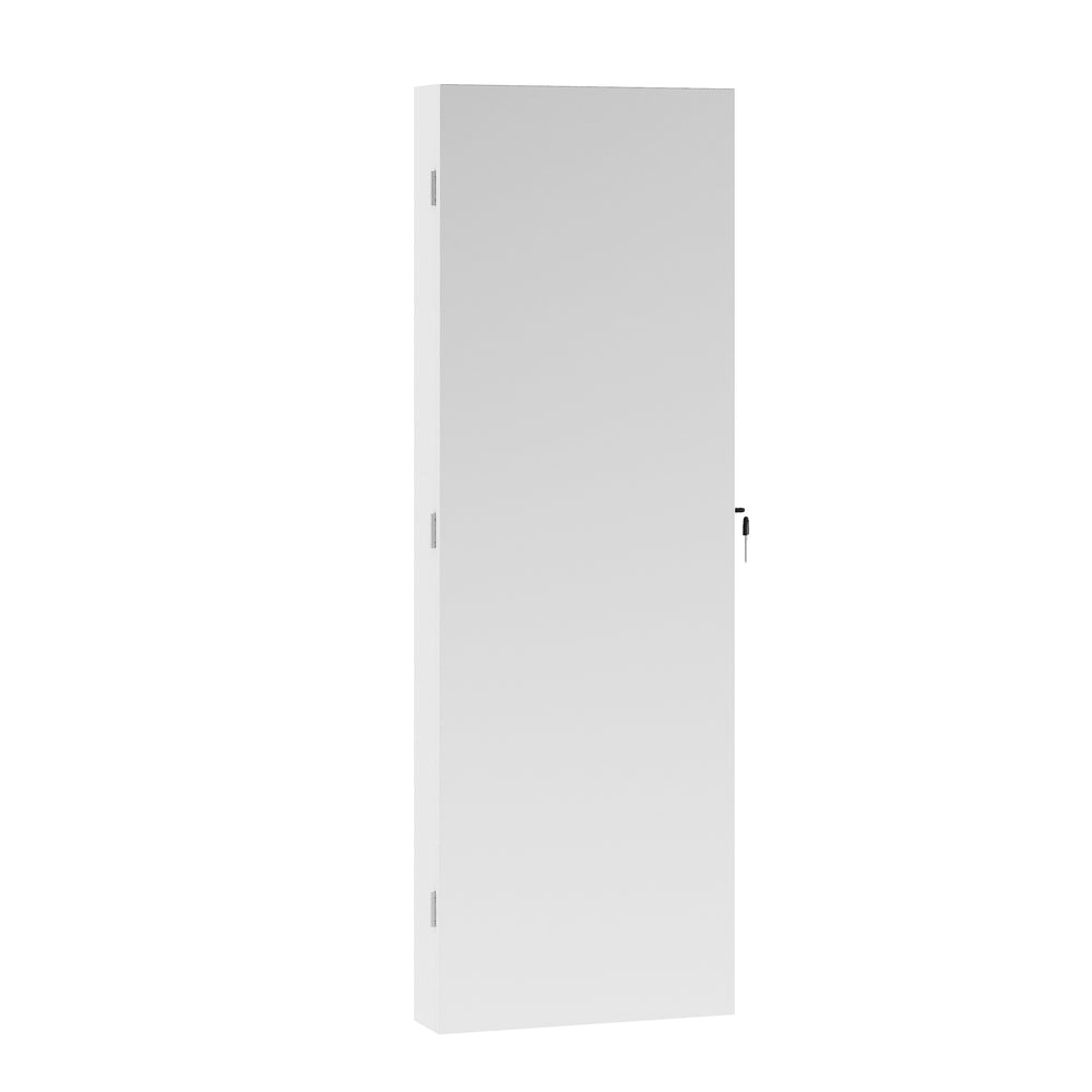Schmuckschrank mit Spiegel ANTOINETTE weiss