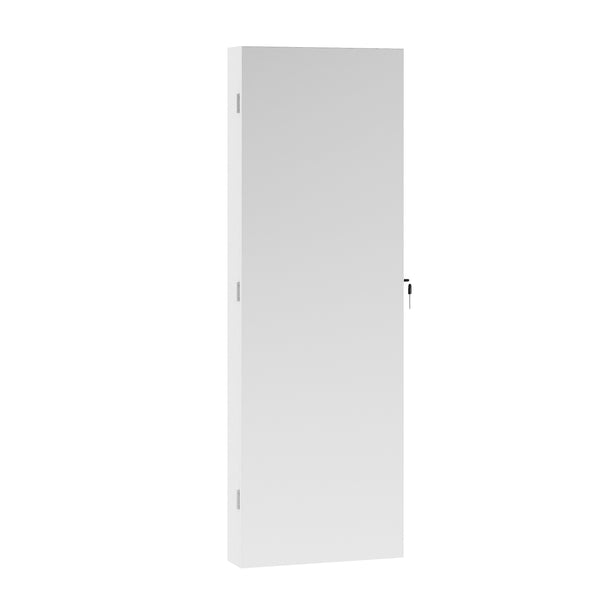 Schmuckschrank mit Spiegel ANTOINETTE weiss