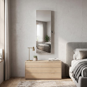 Schmuckschrank mit Spiegel ANTOINETTE weiss