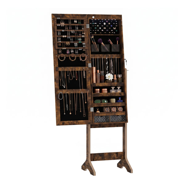 Schmuckschrank mit Spiegel Vintage BONITA