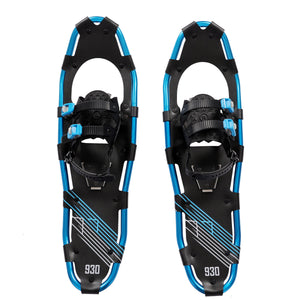 Schneeschuhe MAXI blau mit Stöcken