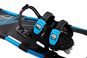 Schneeschuhe MAXI blau mit Stöcken