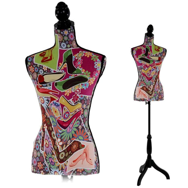 Schneiderpuppe Torso weiblich Fiberglas ~ High Heels