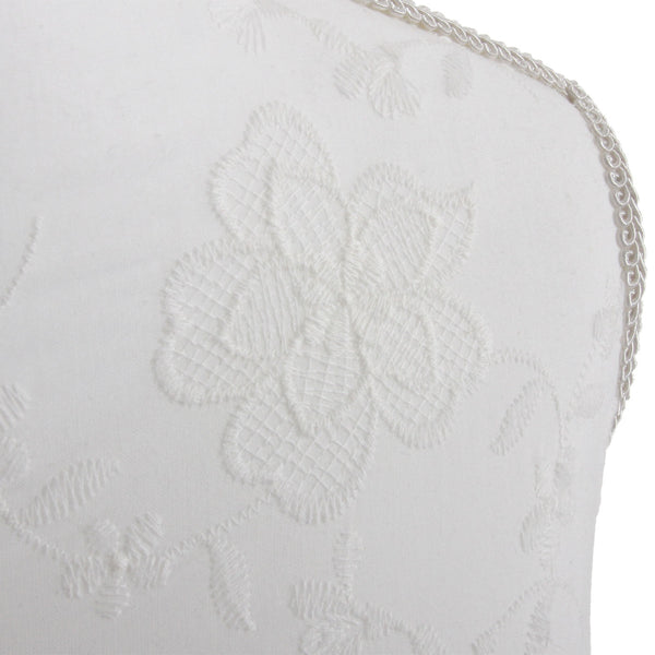 Schneiderpuppe weiblich Schaumstoff ~ Weiss mit Spitze