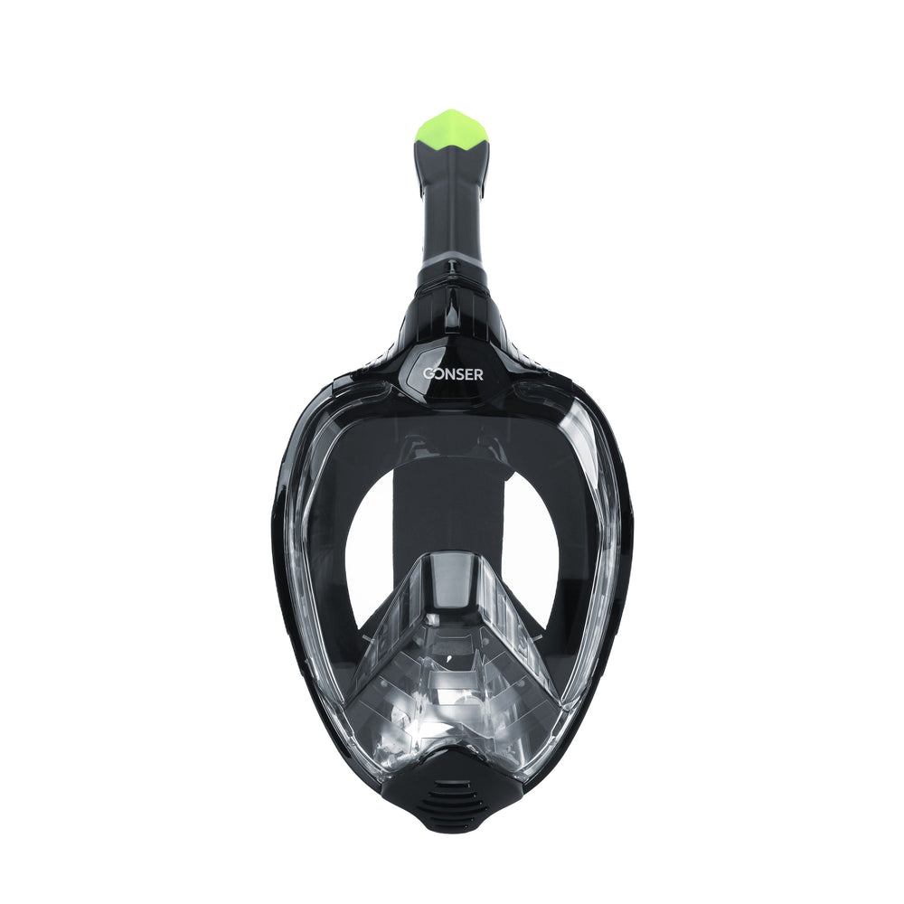 Snorkel mask, black, size S/M