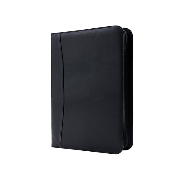 Writing case with calculator, A4 black