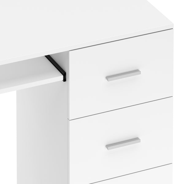 Schreibtisch ANTARES 136 x 45 cm weiss