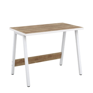 Schreibtisch APOT 100 x 58 x 75 cm natur/weiss