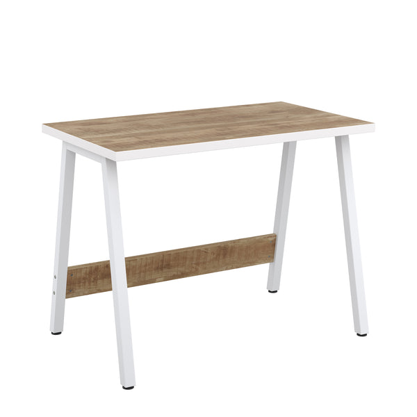 Schreibtisch APOT 100 x 58 x 75 cm natur/weiss