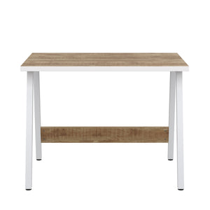 Schreibtisch APOT 100 x 58 x 75 cm natur/weiss