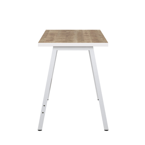 Schreibtisch APOT 100 x 58 x 75 cm natur/weiss