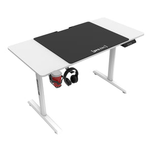 Tavolo regolabile in altezza Pomona elettrico 110x60cm bianco